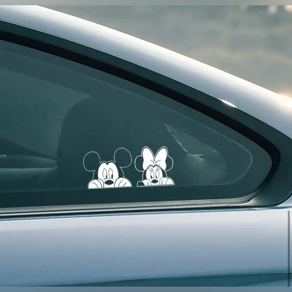 3/$10 - 2pcs/set - Disney Mickey Minnie Mouse Vinyl Sticker - Picture 3 of 7
